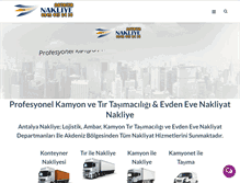 Tablet Screenshot of antalyanakliye.com